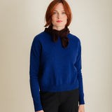 Ash Lambswool Sweater Blue Marl