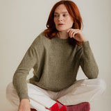 Ash Lambswool Sweater Khaki Marl