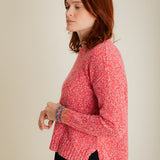 Brook Sweater Textured Lambswool Pink