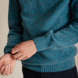 Ellon Lambswool Sweater Azure Marl