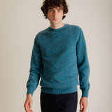Ellon Lambswool Sweater Azure Marl