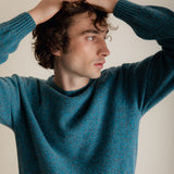 Ellon Lambswool Sweater Azure Marl