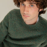 Lunan Brushed Wool Sweater Jade Green