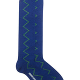 Sia Merino Knee High Socks Blue
