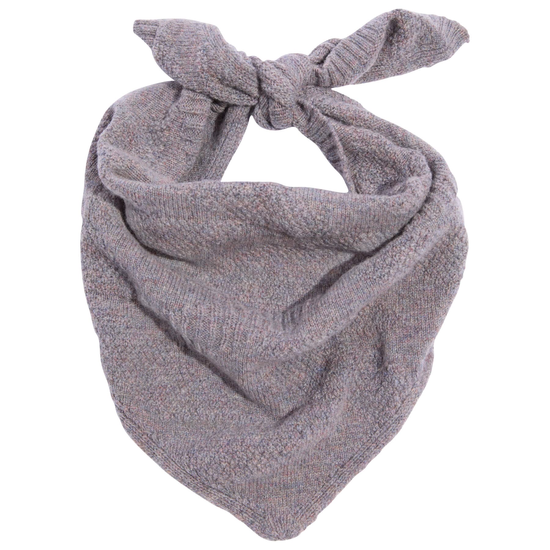 Lambswool Triangle Scarf Pearl Genevieve Sweeney