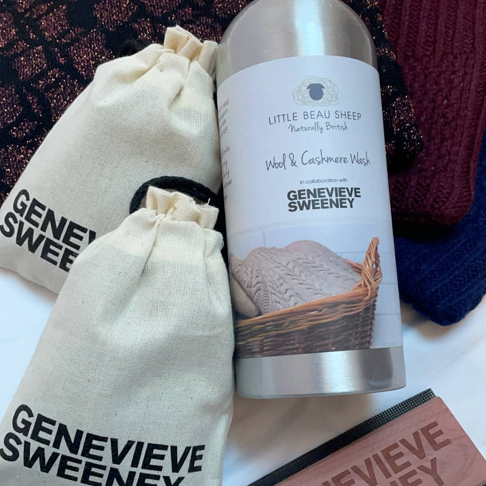 Little Beau Sheep collaboration Genevieve Sweeney Knitwear Care Set