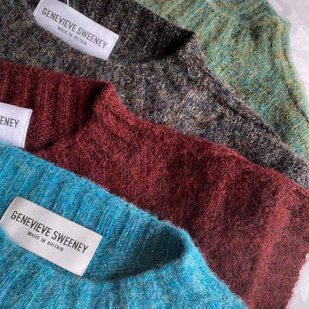 Laide Brushed Lambswool Knitted Vest in four colours