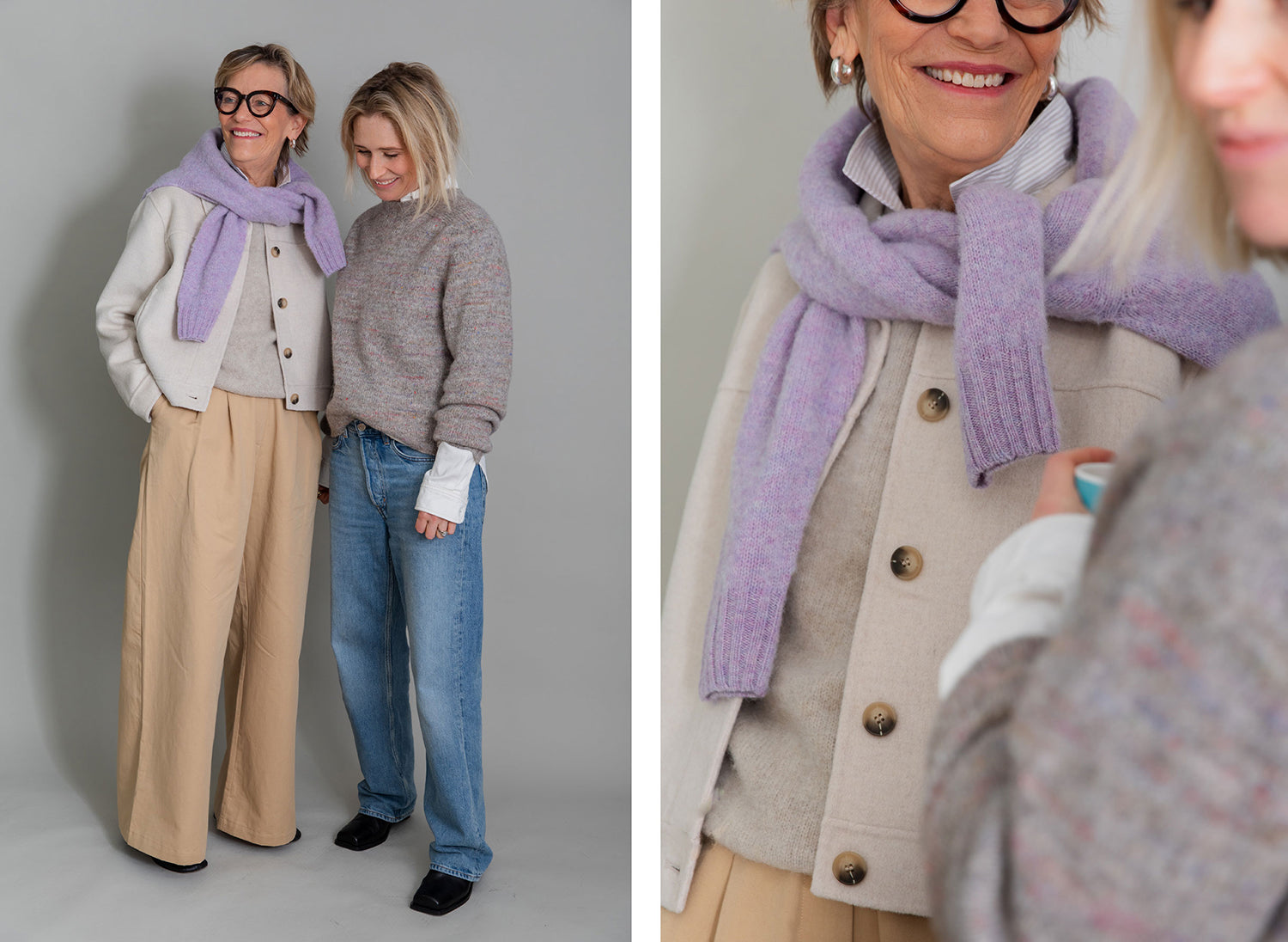 Genevieve Sweeney Lenzie Cardigan Willow Alpaca