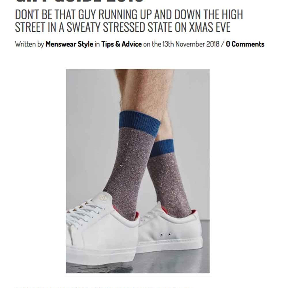 Genevieve Sweeney Sock Subscription featured in Menswear Style