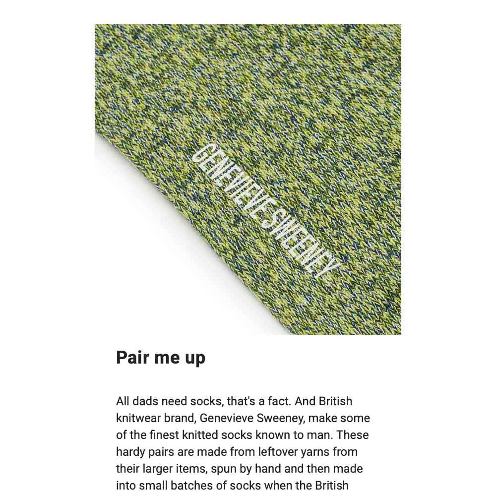 Genevieve Sweeney Socks featured in Pebble Magazine
