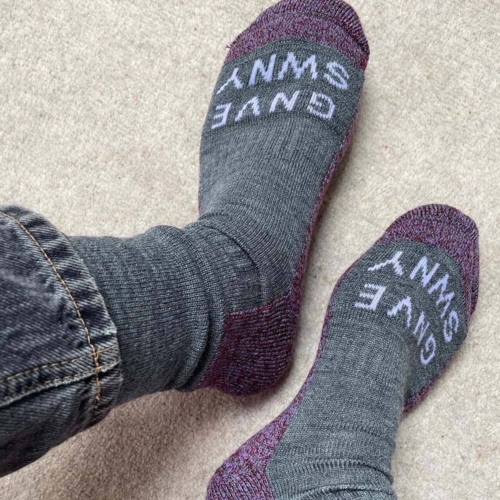 Walking Socks Merino Wool Lilac