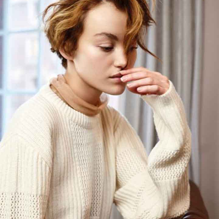 Soar Ecru Wool Jumper