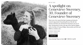Spotlight on Genevieve Sweeney article