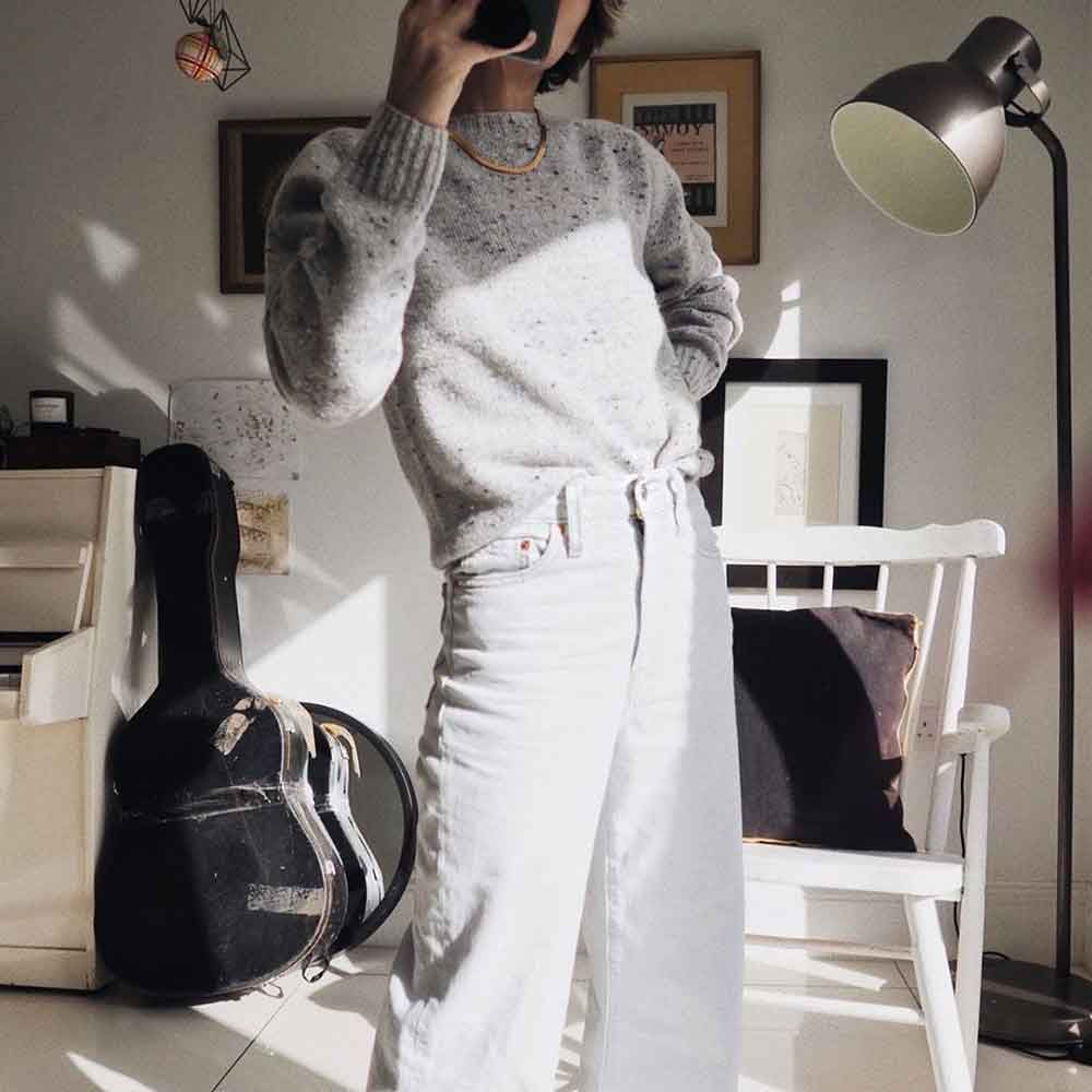 Maud Lambswool Cashmere Sweater as seen on Stylonylon