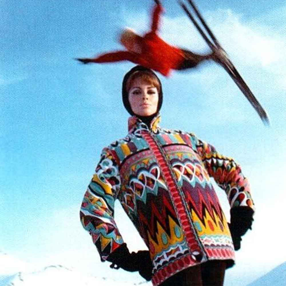 Knitwear on the ski slopes
