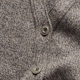 Alva Cardigan Lambswool Drift Grey Genevieve Sweeney