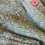 Alva Cardigan Lambswool Green Genevieve Sweeney