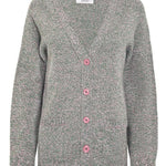 Alva Cardigan Lambswool Green Genevieve Sweeney