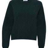 Ash Lambswool Sweater Charcoal Marl Genevieve Sweeney
