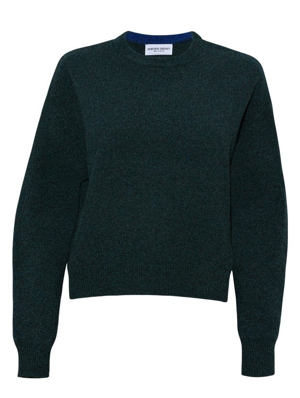 Ash Lambswool Sweater Charcoal Marl Genevieve Sweeney