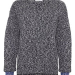 Brook Sweater Textured Lambswool Charcoal Genevieve Sweeney