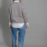 Willow Alpaca Merino Wool Sweater Natural Genevieve Sweeney