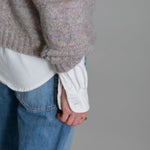 Willow Alpaca Merino Wool Sweater Natural Genevieve Sweeney