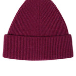 Lambswool Beanie Raspberry Pink Genevieve Sweeney