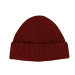 Lambswool Beanie Rusty Red Genevieve Sweeney