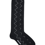 Sia Merino Knee High Socks Charcoal Genevieve Sweeney