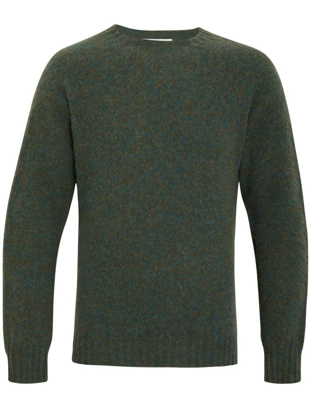Lunan Brushed Wool Sweater Jade Green Genevieve Sweeney