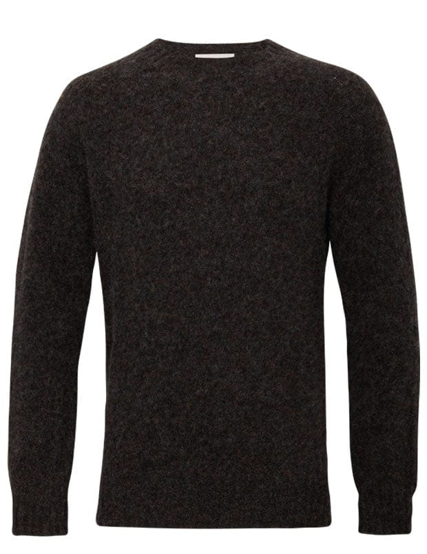 Lunan Brushed Wool Sweater Smoulder Genevieve Sweeney