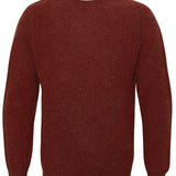 Lunan Brushed Wool Sweater Spiced Red Genevieve Sweeney