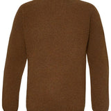Lunan Brushed Wool Sweater Nutmeg Genevieve Sweeney