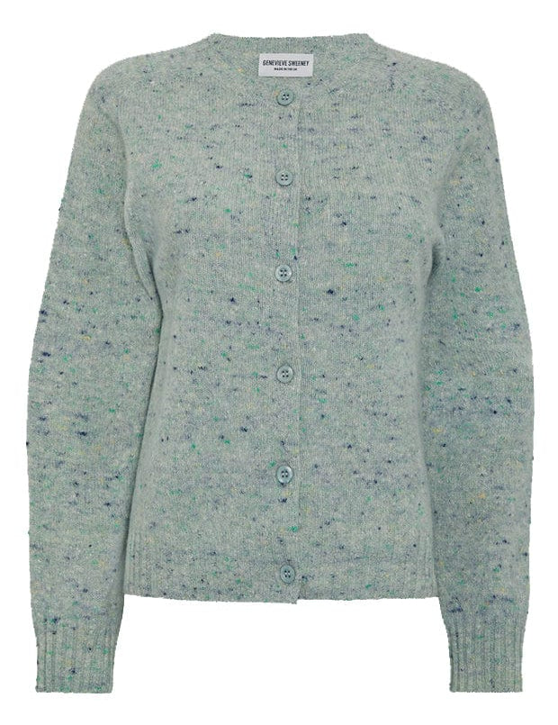 Maddis Lambswool Cashmere Cardigan Mint Genevieve Sweeney
