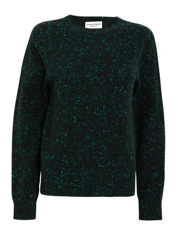 Maud Lambswool Cashmere Sweater Emerald Genevieve Sweeney