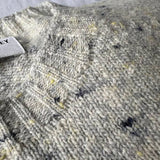 Maud Lambswool Cashmere Sweater Light Grey Genevieve Sweeney