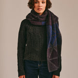 Wroxton Cable Lambswool Sweater Charcoal Genevieve Sweeney