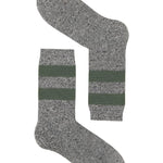 Salpaka Merino Wool Alpaca Marl Socks Charcoal Genevieve Sweeney