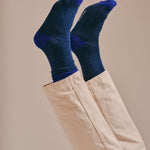 Samar Merino Wool Marl Sock Jade Marl Genevieve Sweeney