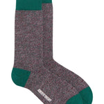 Samar Merino Wool Marl Sock Green Genevieve Sweeney