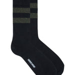 Sasha Cashmere Bed Socks Black Genevieve Sweeney