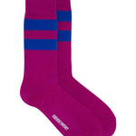 Sasha Cashmere Bed Socks Fuchsia Genevieve Sweeney