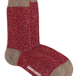 Selina Sparkly Sock Red Genevieve Sweeney