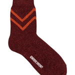 Selina Sparkly Stripe Sock Ruby Genevieve Sweeney