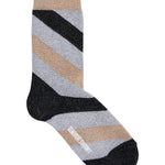 Serora Sparkly Stripe Sock Gold Genevieve Sweeney