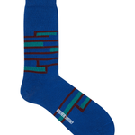Sette Organic Cotton Stripe Socks Blue Genevieve Sweeney