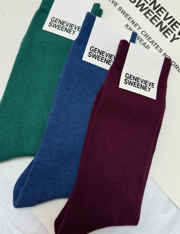 Sock Gift Set Organic Cotton Jewel Melanges Genevieve Sweeney