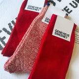Sock Gift Set Red Trio Genevieve Sweeney
