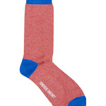 Solline Sparkly Sock Silk Tweed Bright Red Genevieve Sweeney
